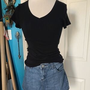 Fitted Black Short Sleeve T-Shirt